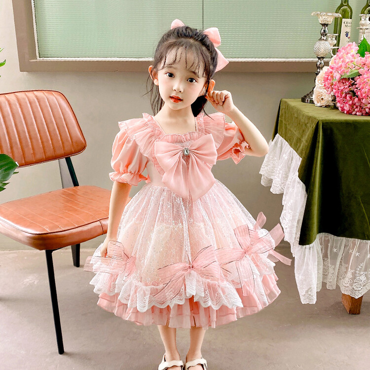 女孩洛丽塔连衣裙夏装儿童裙子夏连衣裙
