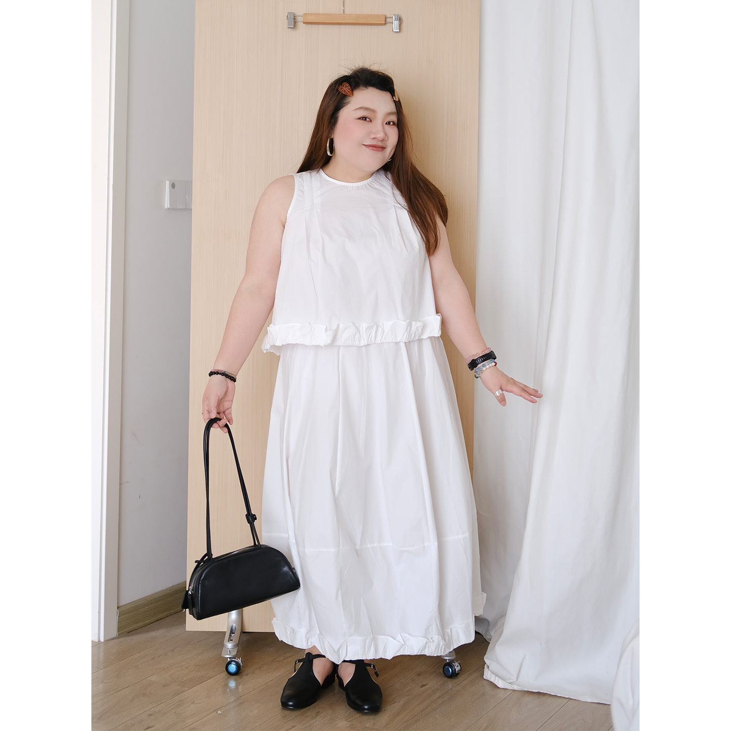 zooobaby05/16韩系甜美设计感花边背心半身裙两件套穿搭