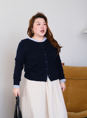 zooobaby01/22韩系早春假两件连帽针织开衫外套上衣