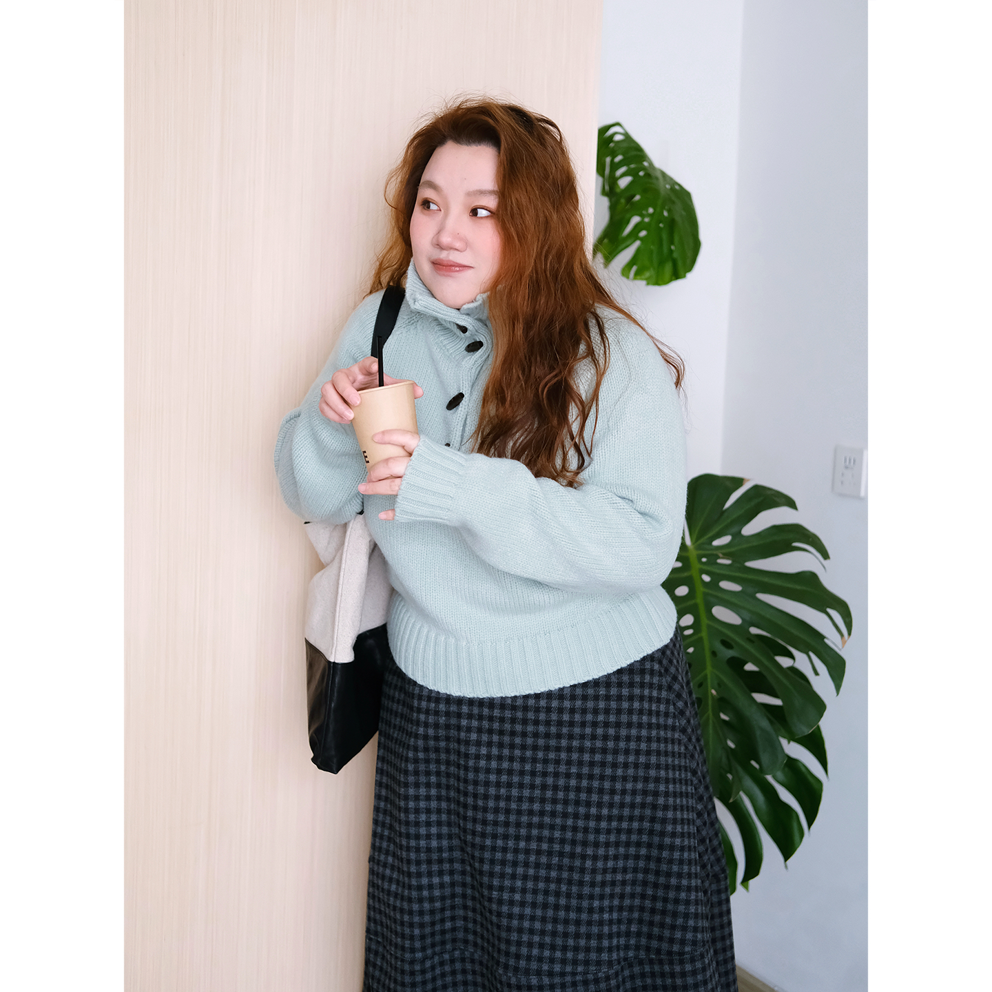 zooobaby11/24韩系简约纯色高领牛角扣针织毛衣女显瘦上衣,女装/女士精品,大码内搭,淘宝优惠券,粉丝福利购,淘宝优惠卷