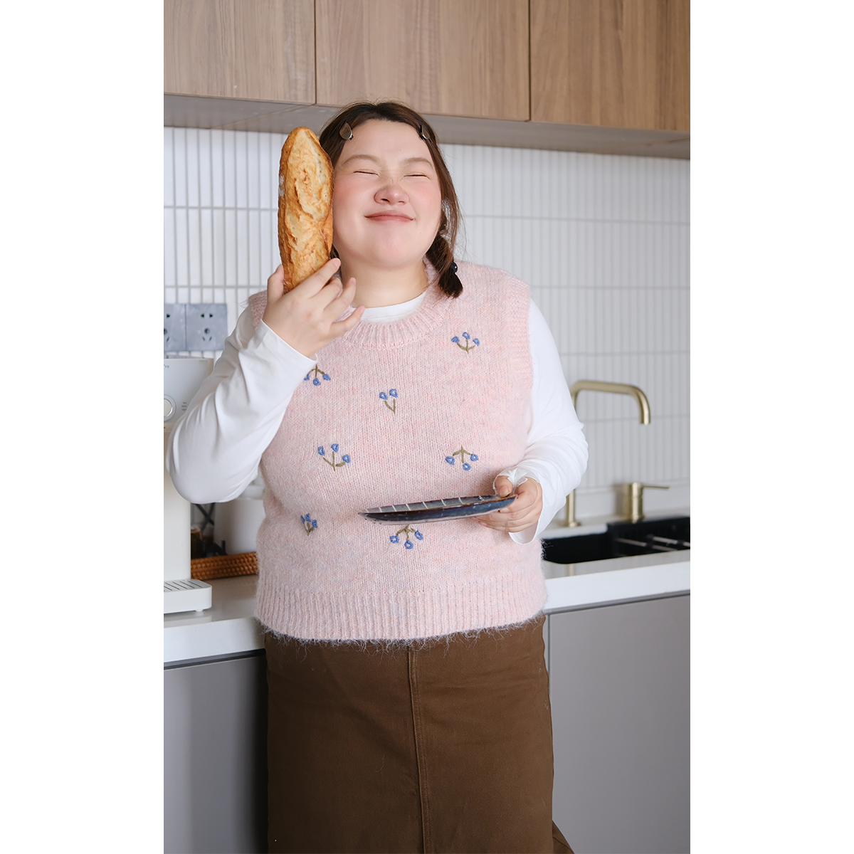 09/19晚八点  套头针织甜美韩系马甲上衣