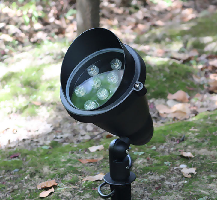 led花园射树灯照树灯地灯草坪景观室外插地射灯户外防水庭院绿化