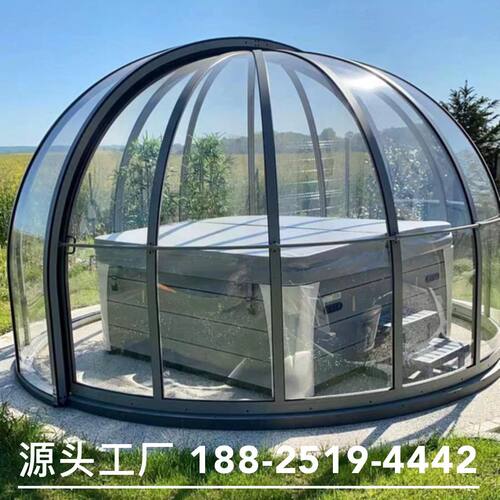 新品半圆型球形透明pc星空屋玻璃网红泡泡屋民宿帐篷酒店户外露营