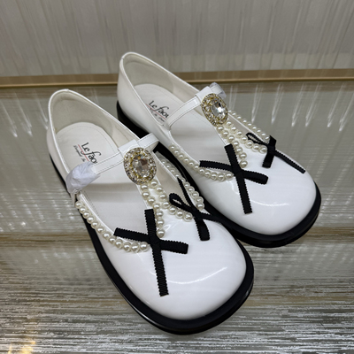 新品上架 法国乐芙女鞋/LE FAOU 珍珠玛丽珍L231014 吊牌价2199