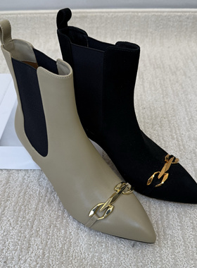 皇冠老店正品 Linea Rosa/恋尚萝莎 细跟瘦瘦靴女靴 3T52512