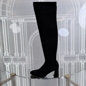 Linea Rosa 恋尚萝莎 皇冠老店正品 粗高跟过膝靴瘦瘦靴 4T78202