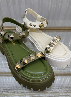 皇冠老店正品 Linea Rosa/恋尚萝莎 女鞋 厚底运动凉鞋 3M30501