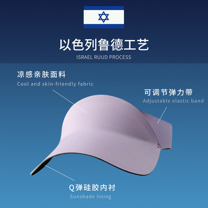 防晒随心帽春夏防紫外线户外运动跑步男女遮阳太阳鸭舌帽空顶帽子