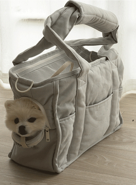 宠物外出包单肩包斜挎包手提包狗比熊中小型猫包出行包狗包宠物包