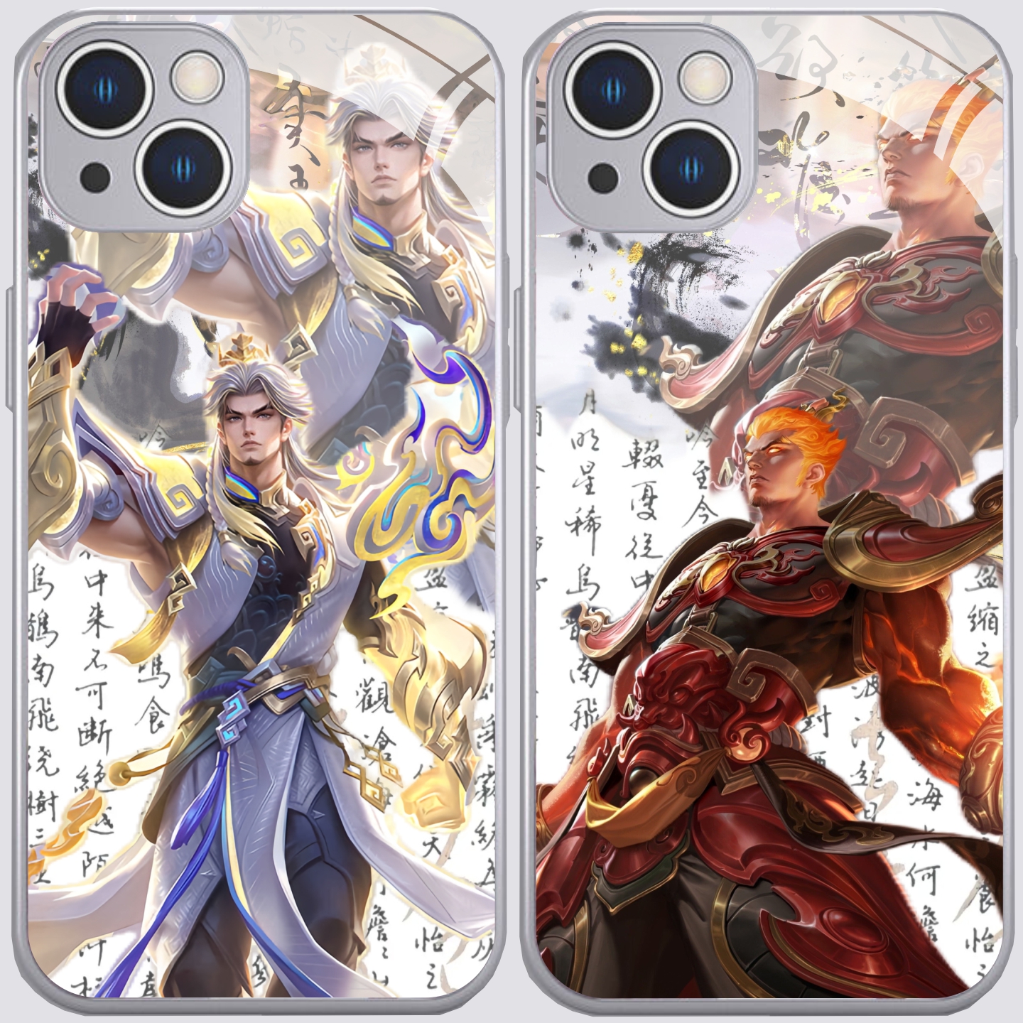 游戏王者司空震新款金属漆玻璃手机壳适用苹果17华为荣耀400全包OPPO小米17红米k90一加ACE6保护壳vivoiqoo15