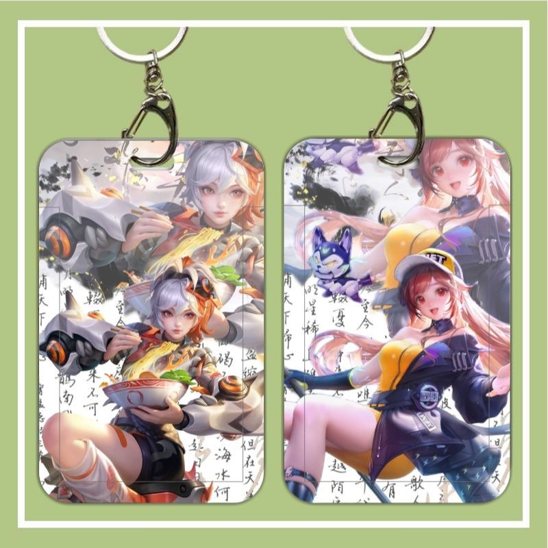 王者荣耀姬小满飞车小橘子学生卡套校园饭卡门禁公交工牌保护套滑