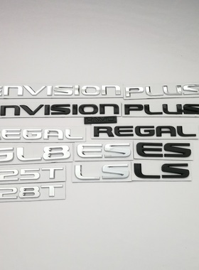 适用别克英文标24-25款昂科威PLUS君威君越GL8后备箱尾门字母标志