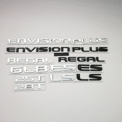 适用别克英文标24-25款昂科威PLUS君威君越GL8后备箱尾门字母标志