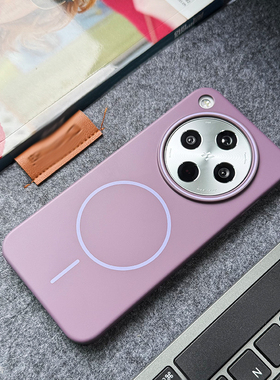 适用于 于findx8Ultra手机保护壳磁吸超薄新款Findx8S+简约男女情侣款findx8pro高级感紫色大孔全包findx8S+