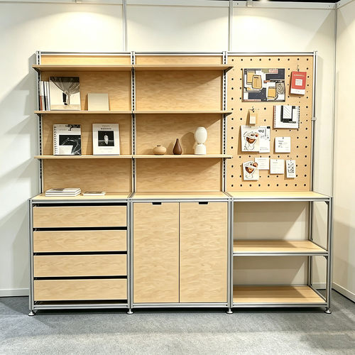 铝型材海洋板商用多层展示架