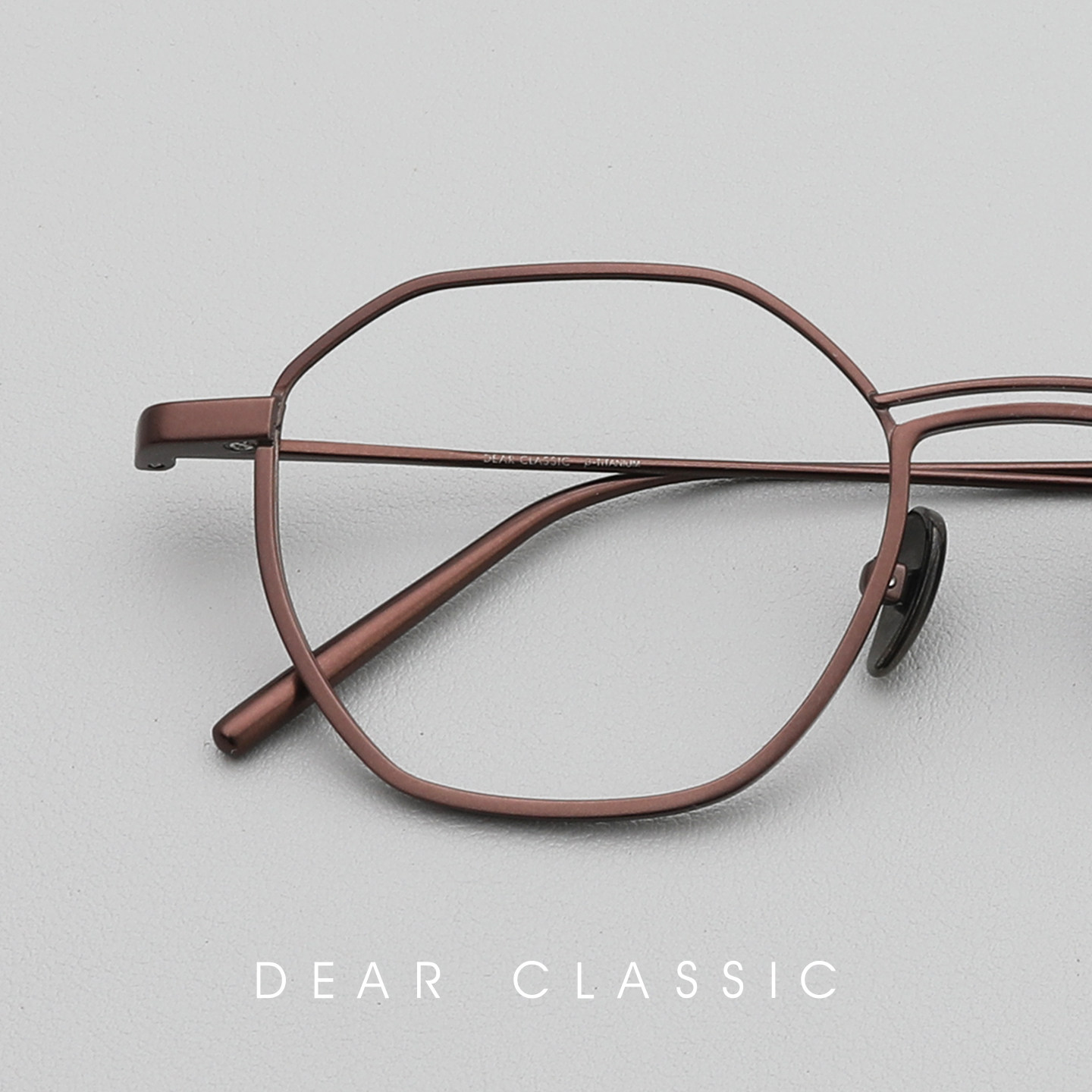 好韩 显白深栗色日本钛小众设计眼镜框男款超轻近视高档眼镜架帅