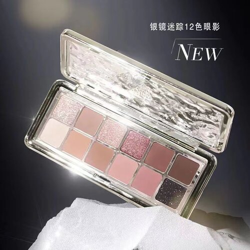 第三眼粉质12色眼影珠光哑光