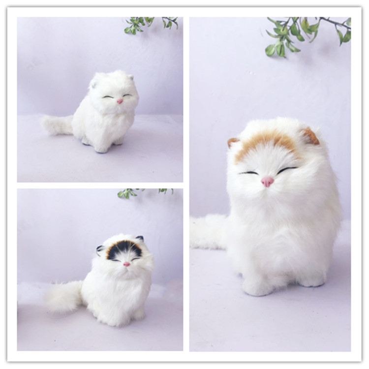 动物模型 仿真猫咪带叫宠物玩具儿童礼物 摄影道具玩具包邮