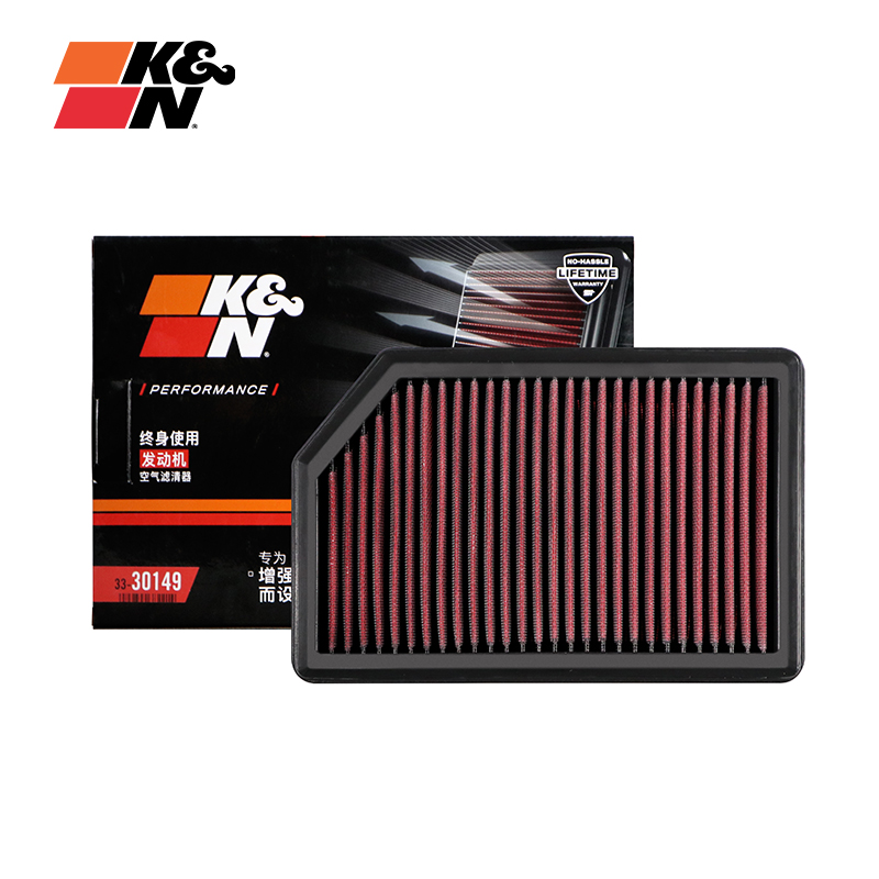 KN空滤适配09-14本田奥德赛RB3 KN高流量空气滤芯风格空滤