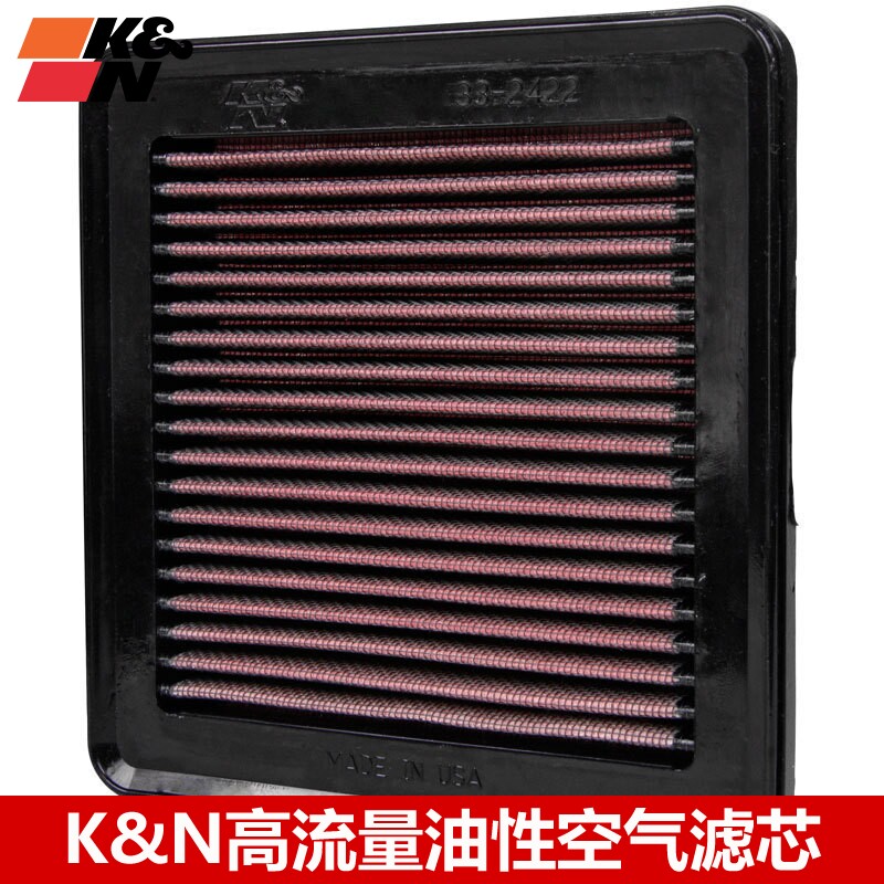 KN空滤适配10十代思域1.0T二代飞度经典锋范KN高流量风格空气滤芯