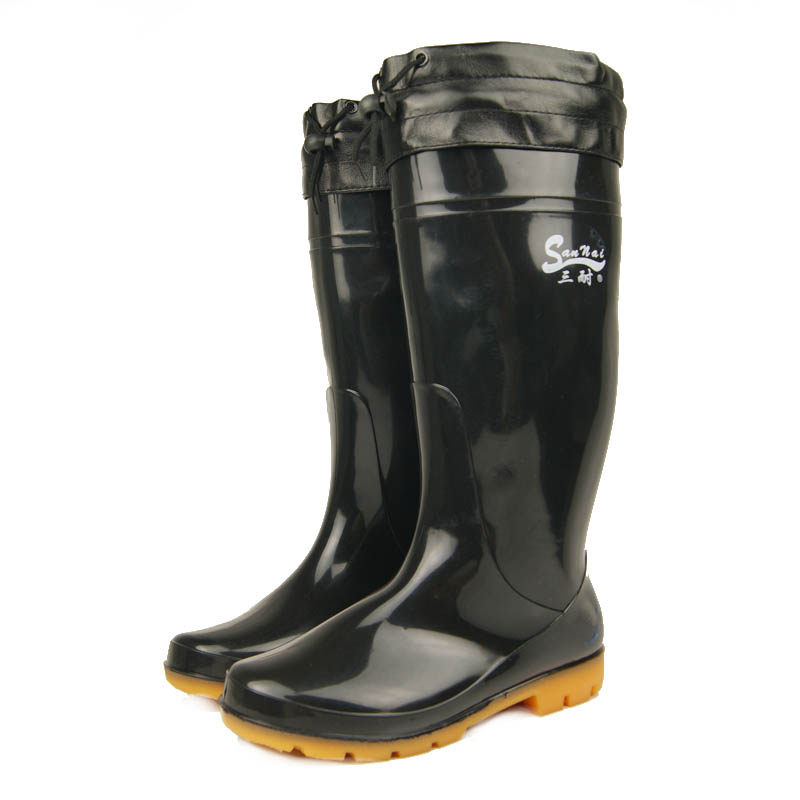 Chaussures - bottes caoutchouc homme pour hiver - semelle tendon - Ref 960902 Image 1