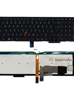 加拿大法文CFR背光键盘适用联想T540p W540 W541 04Y2389