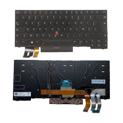 法文FR背光键盘适用联想T480S T490 T495 01YP371 01YP451