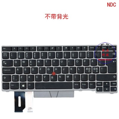 NDC键盘E495 E480 E485 E490 T480S T490 T495 P43S 01YN339