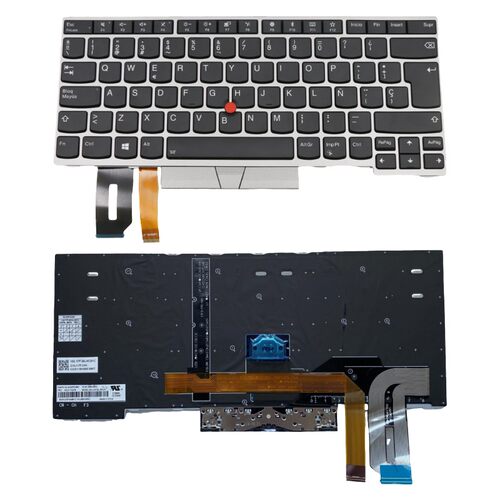 西班牙ES背光键盘适用联想E480 E485 E490 T480S 01YN350