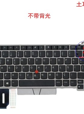 土耳其TR键盘L480 L490 L380 L390 Yoga S2 3rd 4th  01YN407