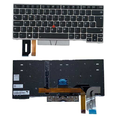 丹麦DK背光键盘适用联想E480 E485 E490 T480S 01YN349