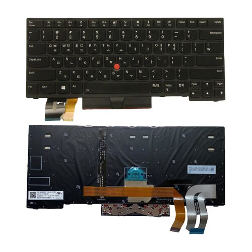 韩文KR背光键盘适用联想T480S T490 T495 01YP471 01YP391