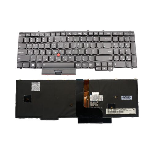 韩文KR背光键盘适用联想P50 P70 00PA320 00PA402