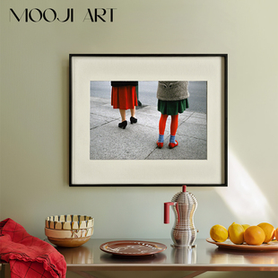 Fred Herzog】木吉复古怀旧艺术客厅摄影装饰画餐厅挂画玄关壁画