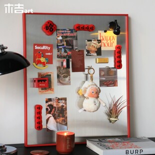 饰画DIY照片墙客厅玄关挂画 真不锈钢磁吸画.木吉创意磁吸不锈钢装