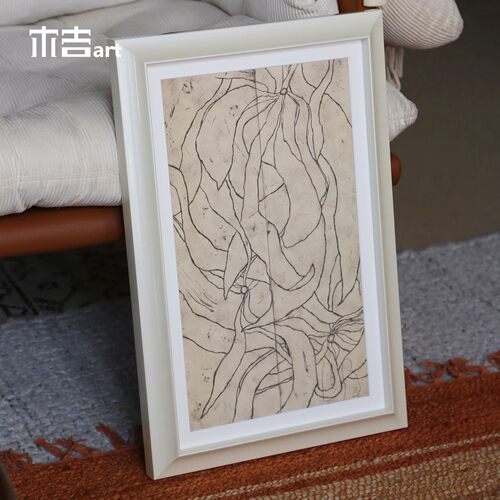 蔓生】木吉沙发背景墙个性装饰画高级感小众艺术客厅书房过道挂画