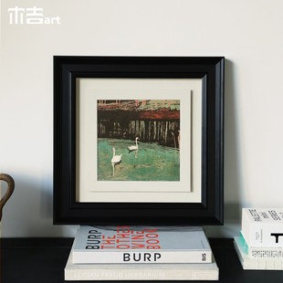 池羽境展】木吉现代艺术客厅沙发背景墙装饰画卧室床头高级感挂画