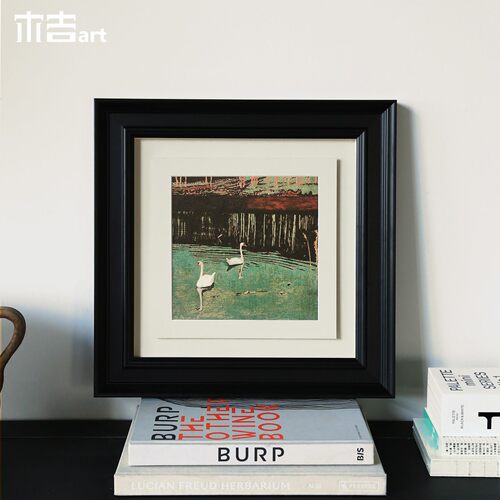 池羽境展】木吉现代艺术客厅沙发背景墙装饰画卧室床头高级感挂画 - 封面