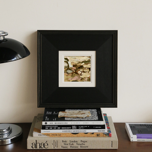 丘壑】木吉中古风沙发背景墙装饰画餐厅高级感挂画复古风客厅画