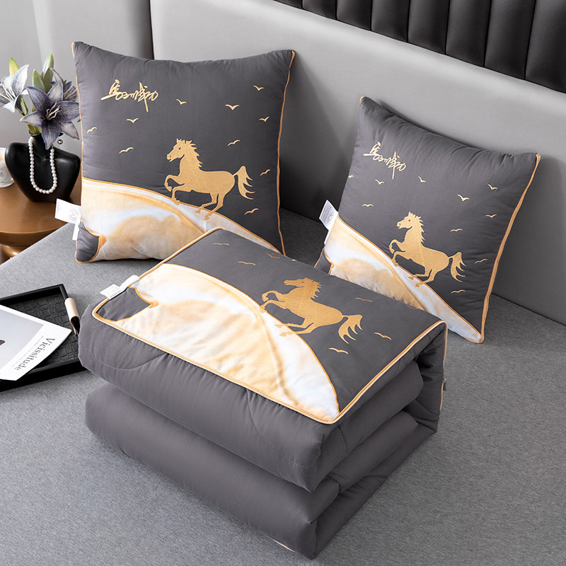 男士抱枕被子两用纯棉汽车沙发靠垫马办公室宿舍午休枕头被可折叠,居家布艺,抱枕被,淘宝优惠券,粉丝福利购,淘宝优惠卷