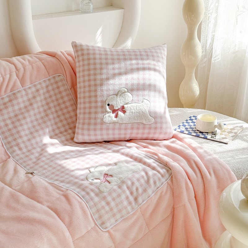 儿童抱枕被子两用萌萌可爱学生宿舍盖毯加厚办公室午休枕头被冬季,居家布艺,抱枕被,淘宝优惠券,粉丝福利购,淘宝优惠卷
