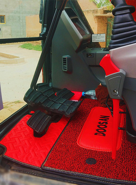 斗山大宇挖掘机脚垫DHDX55 60/150 220 225 300-5-7-9C驾驶室地毯