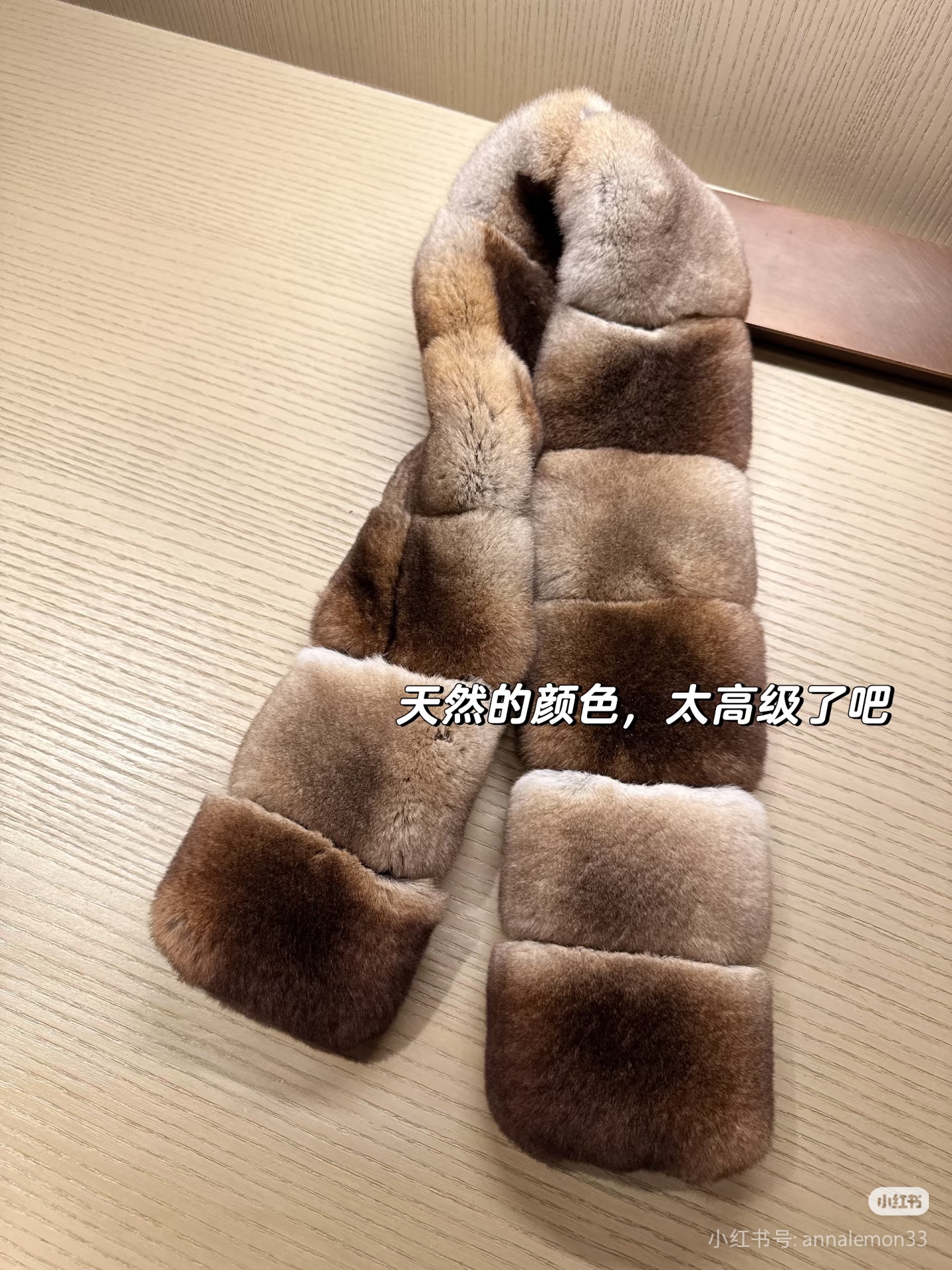 【奢宠福利】 法产青紫蓝兔毛 匠心双面围巾龙猫围巾