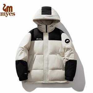 MYES2024冬季新款羽绒服男女连帽韩版时尚面包服加厚保暖情侣外套
