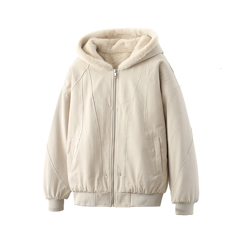 MYES牧野森连帽棉衣男女情侣