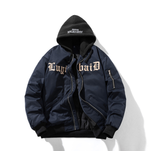 mYes牧野森棉衣男女冬季 外套潮牌 棉服连帽加厚棉袄宽松面包服冬装