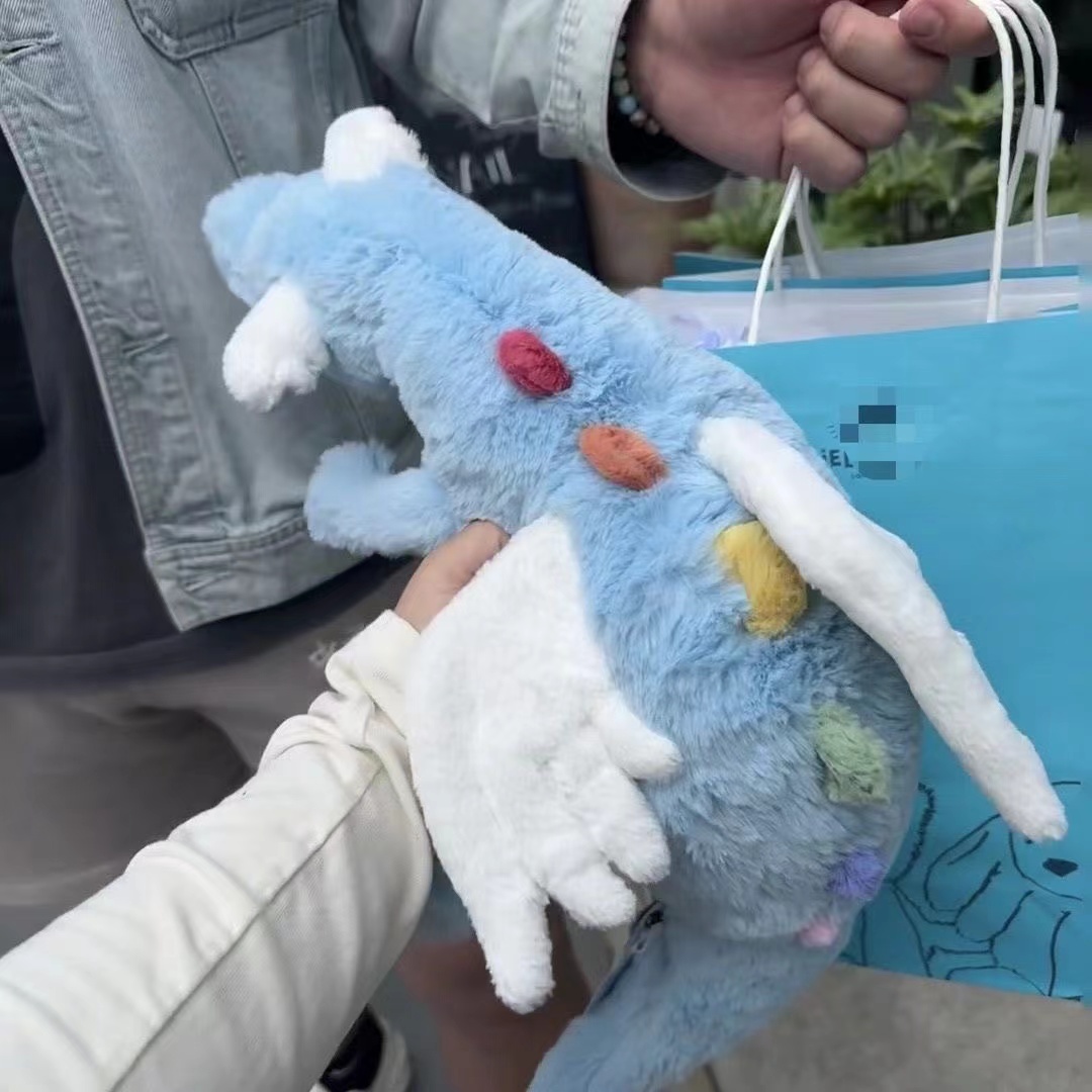 小红书同款飞龙毛绒绒公仔陪睡玩偶可爱生日礼物毛绒玩具娃娃女生