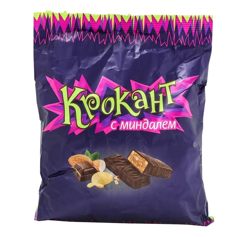 俄罗斯进口巧克力味夹心糖