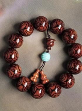 海黄 精品对眼1.8 纹理清晰 约33g 手串木简约盘玩文玩念珠送礼