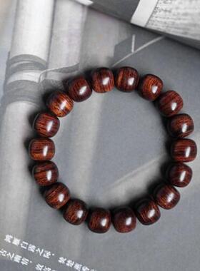 海黄紫油梨 11x12mm  约18.8g手串木简约盘玩文玩念珠送礼